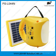 Portable levou luz de acampamento Solar com 4 configuração de brilho